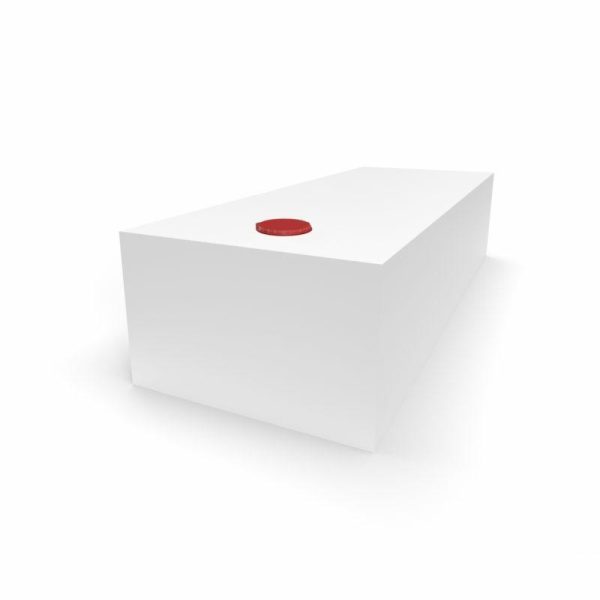 Serbatoio per Acqua 150L 45x28x120 cm Bianco