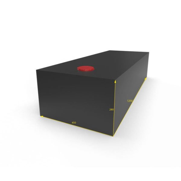 Serbatoio-per-Acqua-150L-45x28x120-cm-Nero-misure.jpeg Serbatoio per Acqua 150L 45x28x120 cm Nero