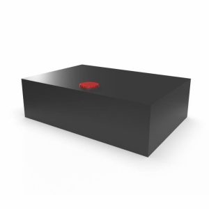 Serbatoio per Acqua 170L 95x28x65 cm Nero