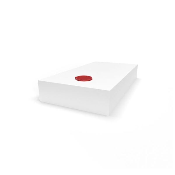 Serbatoio per Acqua 38L 40x12x80 cm Bianco