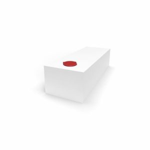 Serbatoio per Acqua 45L 28x20x81 cm Bianco