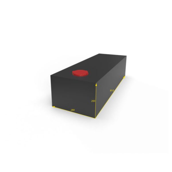 Serbatoio-per-Acqua-45L-28x20x81-cm-Nero-misure.jpeg Serbatoio per Acqua 45L 28x20x81 cm Nero