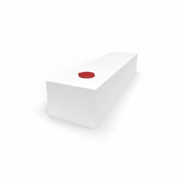 Serbatoio per Acqua 60L 28x20x110 cm Bianco