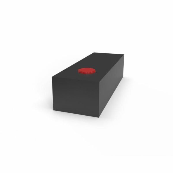 Serbatoio per Acqua 66L 31x23x90 cm Nero