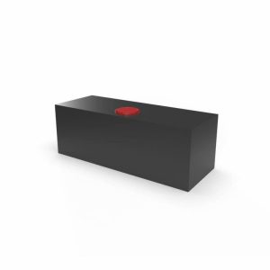 Serbatoio per Acqua 67L 80x28x30 cm Nero