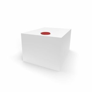 Serbatoio per Acqua 69L 41x31x55 cm Bianco