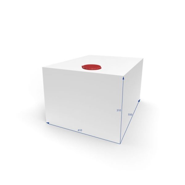 Serbatoio per Acqua 69L 41x31x55 cm Bianco