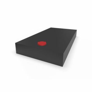 Serbatoio per Acqua 74L 55x13x104 cm Nero