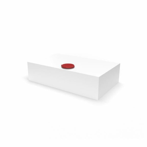 Serbatoio per Acqua 77L 80x20x48 cm Bianco