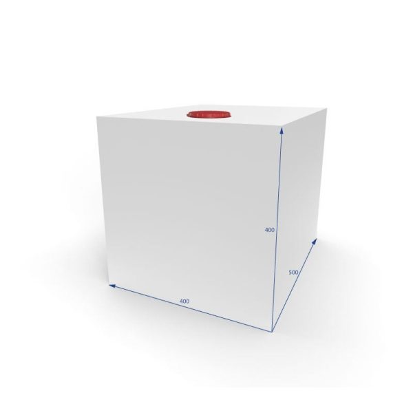 Serbatoio per Acqua 80L 40x40x50 cm Bianco