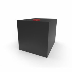 Serbatoio per Acqua 80L 40x40x50 cm Nero