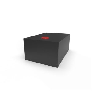 Serbatoio per Acqua 80L 44X28X65 cm Nero