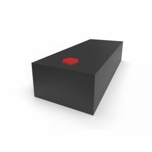 Serbatoio per Acqua 83L 38x22x100 cm Nero