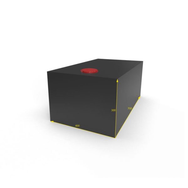 Serbatoio-per-Acqua-84L-40x30x70-cm-Nero-misure.jpeg Serbatoio per Acqua 84L 40x30x70 cm Nero