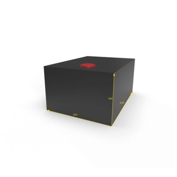 Serbatoio-per-Acqua-84L-45x30x63-cm-Nero-misure.jpeg Serbatoio per Acqua 84L 45x30x63 cm Nero