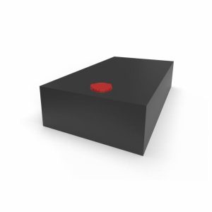 Serbatoio per Acqua 84L 48x20x88 cm Nero