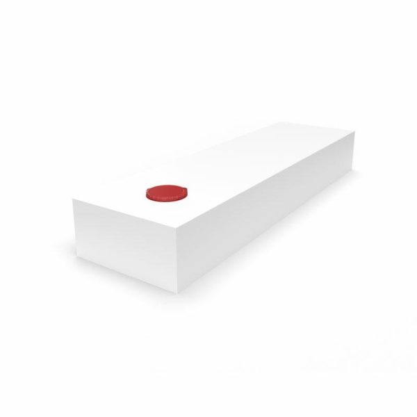 Serbatoio per Acqua 86L 39x21x130 cm Bianco