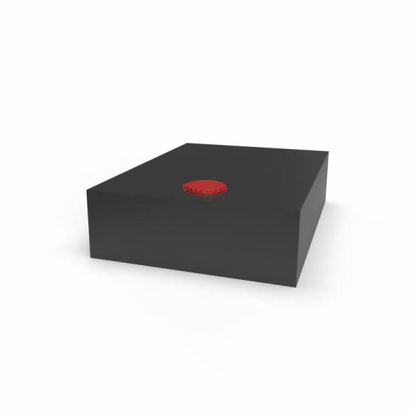 Serbatoio per Acqua 92L 58x20x80 cm Nero