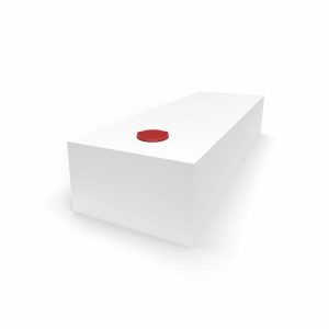 Serbatoio per Acqua 93L 38x22x112 cm Bianco