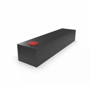 Serbatoio per Acqua 96L 31x23x129 cm Nero