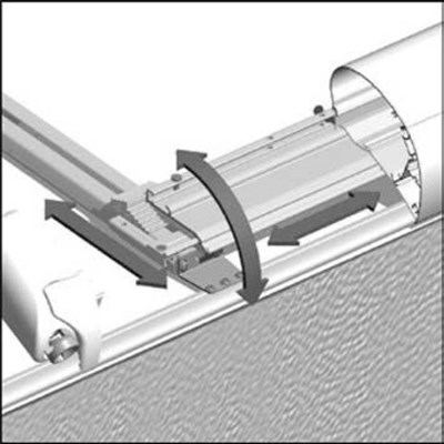 Set 3 Profili Installazione+Adapter Universale Verande a Tetto Thule per Omnistor 6200/6300/9200