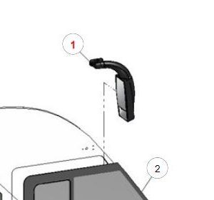 Specchio Retrovisore Destro Mobilvetta K-YACHT 2014-2015