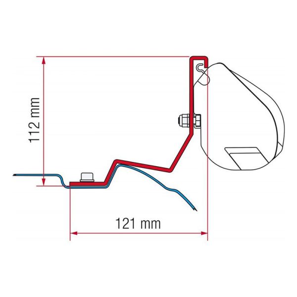 Staffe F35 Pro Fiamma Kit Mercedes Viano, Viano Marco Polo, Vito, V Class