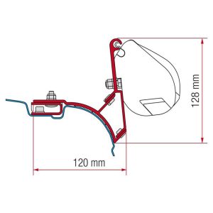 Staffe F35 Pro Fiamma Kit VW T5/T6 Multivan Trasporter