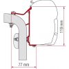 Staffe F45/ F70 Adapter Hymer Van/B2 400 Fiamma per Camper