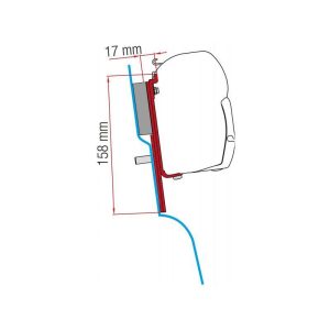 Staffe F45/F70 Fiamma Kit Ford Custom Nugget