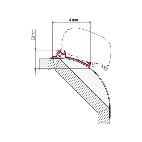 Staffe F80/F65 Fiamma Kit Laika Kreos 2005