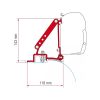Staffe F45/F70 Fiamma Kit Fiat Ducato/ Jumper/ Boxer (High Roof) prima del 06/2006 per Camper