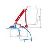 Staffe F45/F70 Fiamma Kit Master H2 e Opel Movano per Camper