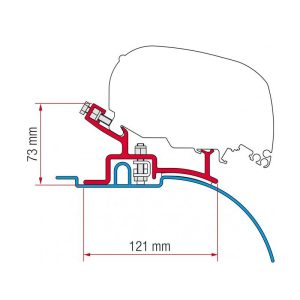 Staffe F80/F65 Fiamma Kit Ducato/Jumper/Boxer prima del 06.2006