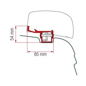 Staffe F40 Fiamma Kit VW T5/T6