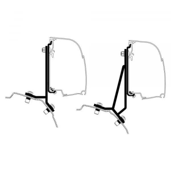 Staffe Thule Ford Transit Turneo Custom per Omnistor 4200