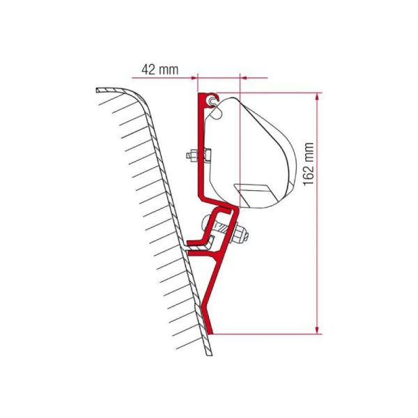 Staffe per F35 Pro per VW T3 dal 1980 al 1991