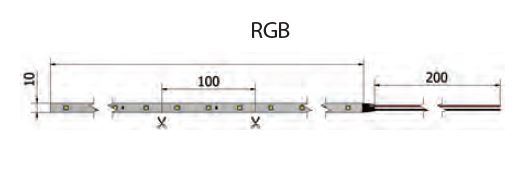 Strip GS 5050RGB 12V 30LED/m IP65