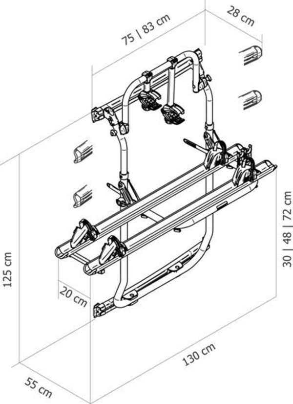 Portabici Thule Elite Van XT Black VW Crafter ≥2017