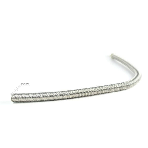 Tubo Inox per Gas di Scarico Ø 24mm per Autoterm  2D e 4D