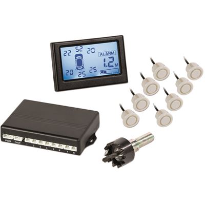 Radar Parcheggio Cablato Con 8 Sensori