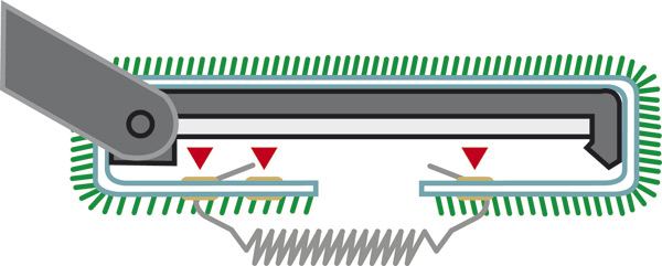 Zerbino gradino camper Clean Step Fiamma Verde