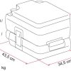 toilette-portatilibi-pot-851.jpg Wc portatile Bi Pot 30 per Camper Fiamma