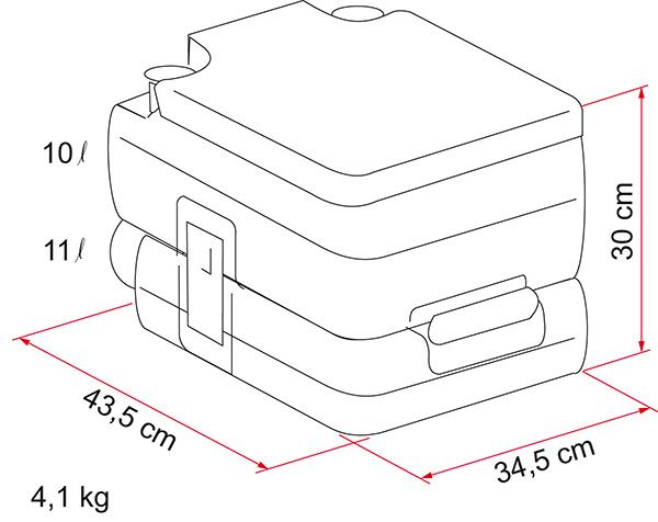 toilette-portatilibi-pot-851.jpg Wc portatile Bi Pot 30 per Camper Fiamma