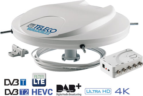 Antenna Digitale Terrestre per Camper Teleco Walkie 22