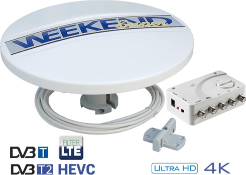 Antenna Digitale Terrestre per Camper Teleco Weekend Super