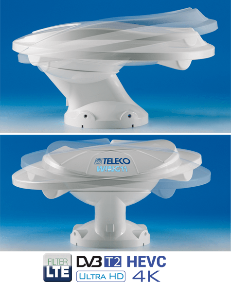 Antenna Digitale Terrestre per Camper Teleco Wing 11